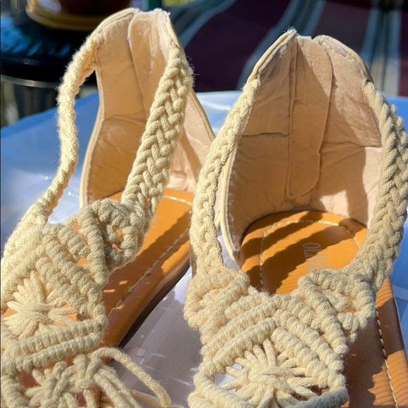 Boho Woven Braided Sandal - Picture 3 of 5
